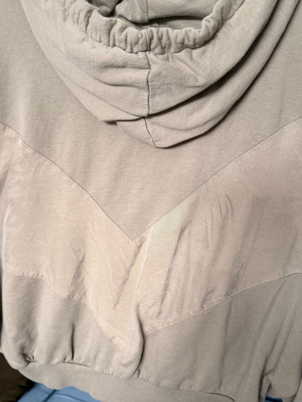 Hooded Bomber Pullover Half Zip Jacket - Picture 3 of 3